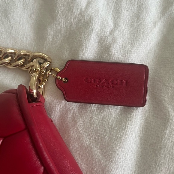 Coach crossbody bag in red - Picture 4 of 4